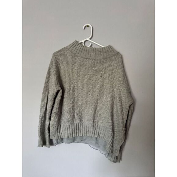 Anthropologie sparrow women’s gray sweater size small - Picture 3 of 4